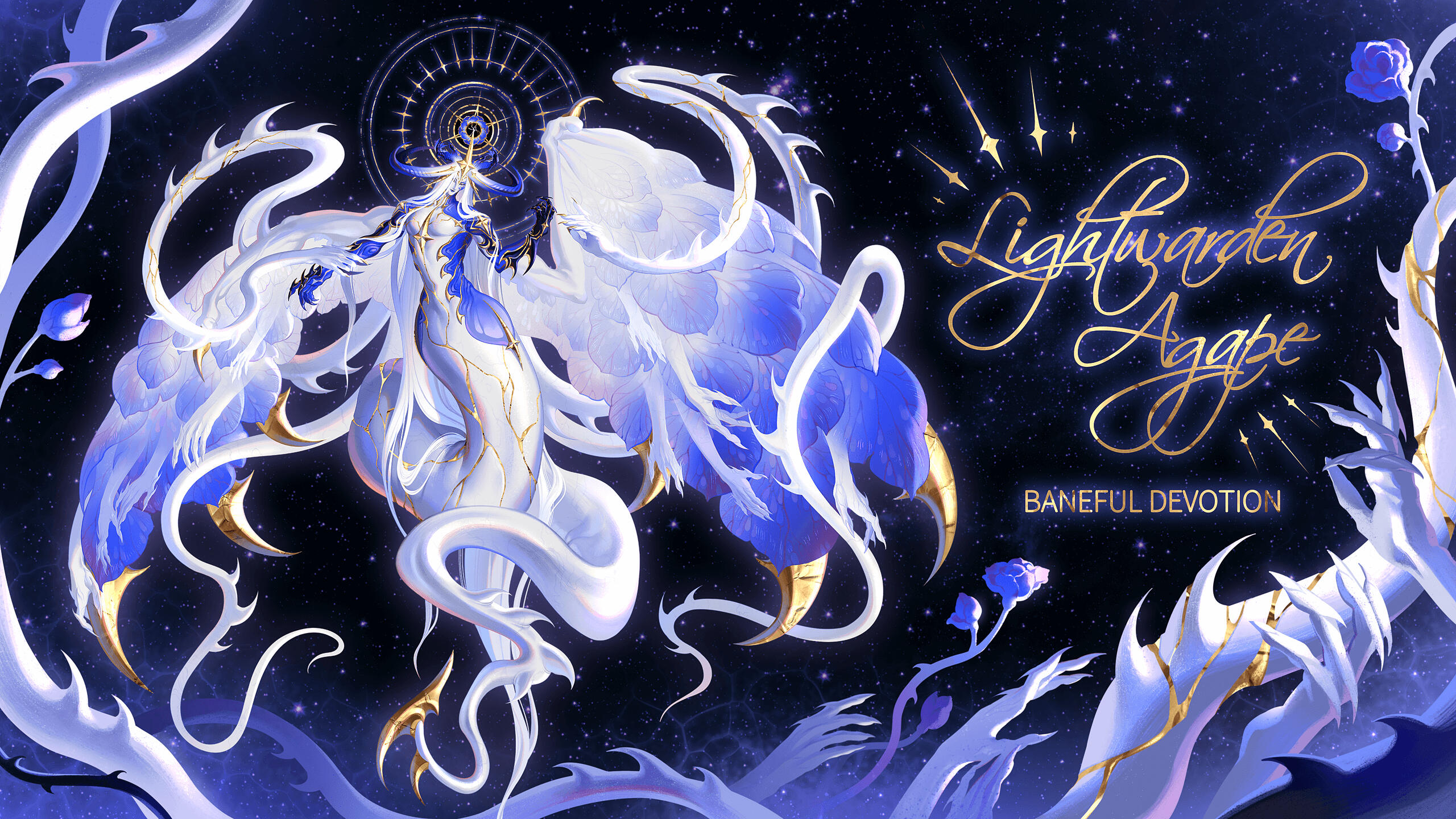 toyo illustration - character design - lightwarden agape