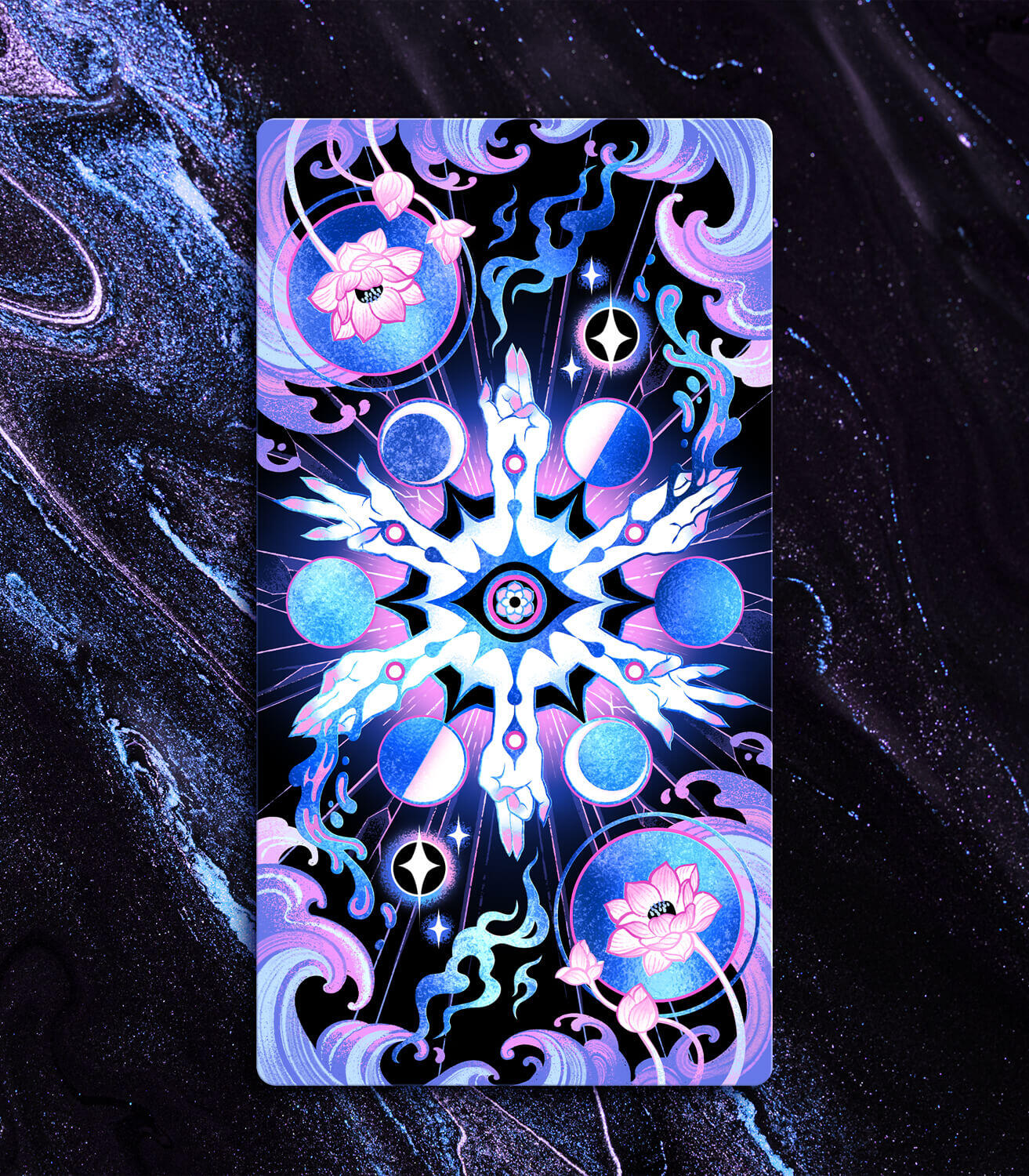 Toyo Illustration Bound by Fate Tarot Design